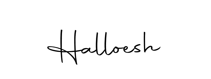 Similarly Autography-DOLnW is the best handwritten signature design. Signature creator online .You can use it as an online autograph creator for name Halloesh. Halloesh signature style 10 images and pictures png