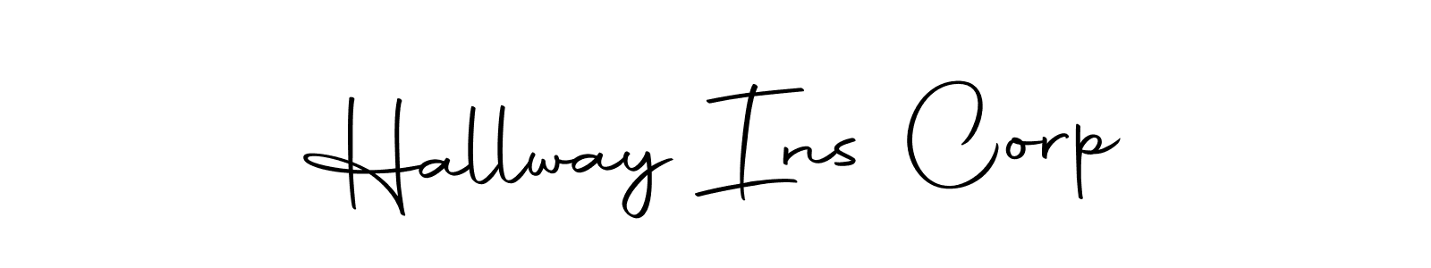 It looks lik you need a new signature style for name Hallway Ins Corp. Design unique handwritten (Autography-DOLnW) signature with our free signature maker in just a few clicks. Hallway Ins Corp signature style 10 images and pictures png