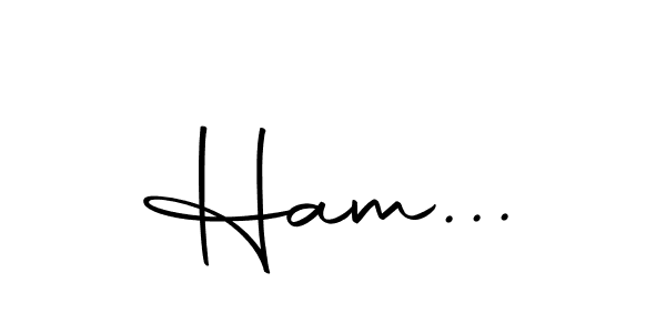 Ham... stylish signature style. Best Handwritten Sign (Autography-DOLnW) for my name. Handwritten Signature Collection Ideas for my name Ham.... Ham... signature style 10 images and pictures png