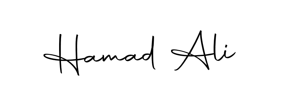 How to make Hamad Ali name signature. Use Autography-DOLnW style for creating short signs online. This is the latest handwritten sign. Hamad Ali signature style 10 images and pictures png