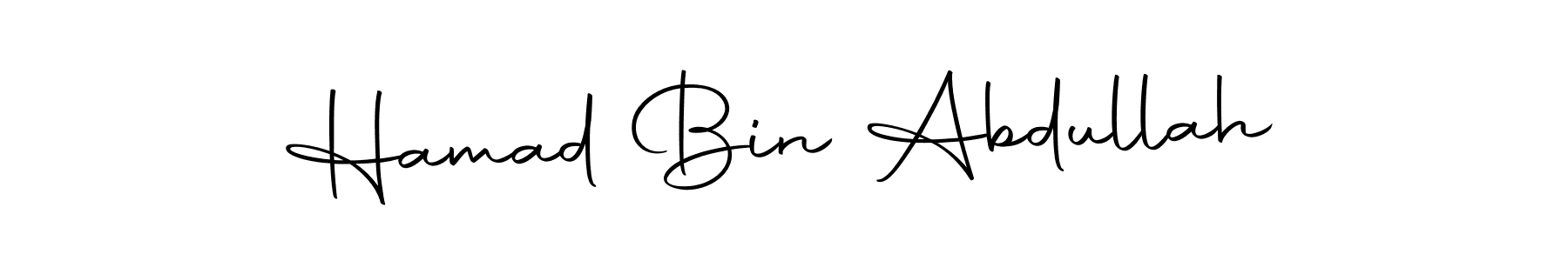Autography-DOLnW is a professional signature style that is perfect for those who want to add a touch of class to their signature. It is also a great choice for those who want to make their signature more unique. Get Hamad Bin Abdullah name to fancy signature for free. Hamad Bin Abdullah signature style 10 images and pictures png