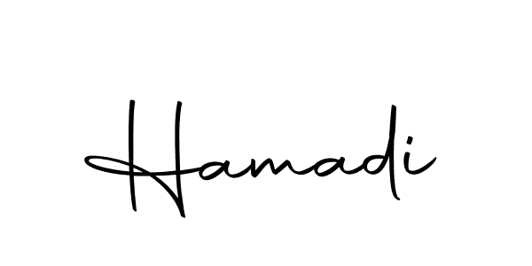 How to make Hamadi signature? Autography-DOLnW is a professional autograph style. Create handwritten signature for Hamadi name. Hamadi signature style 10 images and pictures png
