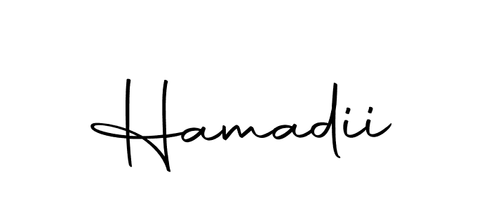 Autography-DOLnW is a professional signature style that is perfect for those who want to add a touch of class to their signature. It is also a great choice for those who want to make their signature more unique. Get Hamadii name to fancy signature for free. Hamadii signature style 10 images and pictures png