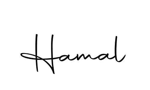 How to make Hamal signature? Autography-DOLnW is a professional autograph style. Create handwritten signature for Hamal name. Hamal signature style 10 images and pictures png