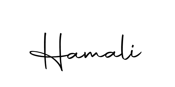 Make a beautiful signature design for name Hamali. With this signature (Autography-DOLnW) style, you can create a handwritten signature for free. Hamali signature style 10 images and pictures png