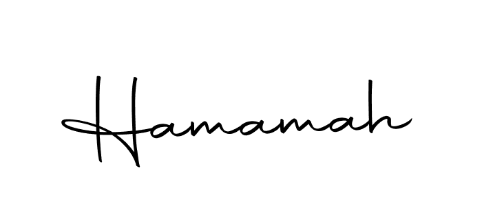 Use a signature maker to create a handwritten signature online. With this signature software, you can design (Autography-DOLnW) your own signature for name Hamamah. Hamamah signature style 10 images and pictures png