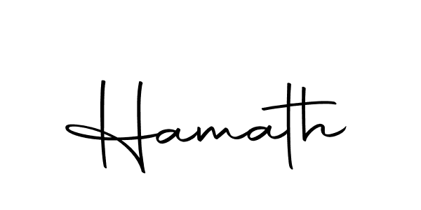 Make a beautiful signature design for name Hamath. With this signature (Autography-DOLnW) style, you can create a handwritten signature for free. Hamath signature style 10 images and pictures png