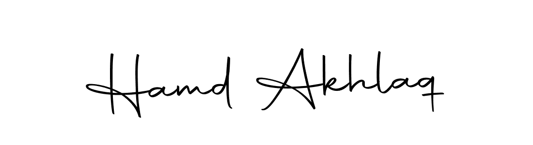 Hamd Akhlaq stylish signature style. Best Handwritten Sign (Autography-DOLnW) for my name. Handwritten Signature Collection Ideas for my name Hamd Akhlaq. Hamd Akhlaq signature style 10 images and pictures png