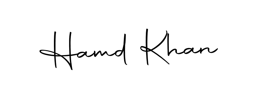 Make a beautiful signature design for name Hamd Khan. Use this online signature maker to create a handwritten signature for free. Hamd Khan signature style 10 images and pictures png