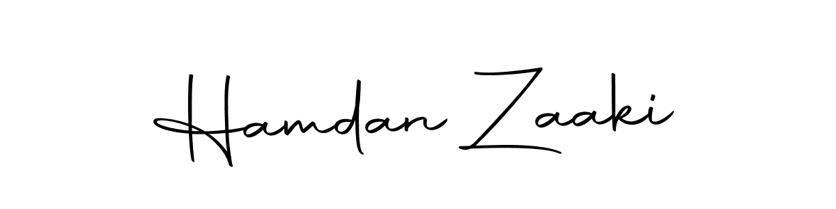 You should practise on your own different ways (Autography-DOLnW) to write your name (Hamdan Zaaki) in signature. don't let someone else do it for you. Hamdan Zaaki signature style 10 images and pictures png