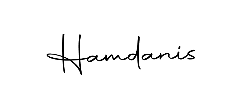 How to make Hamdanis signature? Autography-DOLnW is a professional autograph style. Create handwritten signature for Hamdanis name. Hamdanis signature style 10 images and pictures png