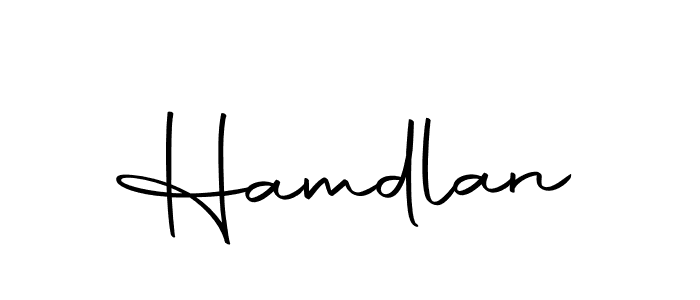 How to make Hamdlan name signature. Use Autography-DOLnW style for creating short signs online. This is the latest handwritten sign. Hamdlan signature style 10 images and pictures png