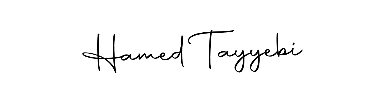 The best way (Autography-DOLnW) to make a short signature is to pick only two or three words in your name. The name Hamed Tayyebi include a total of six letters. For converting this name. Hamed Tayyebi signature style 10 images and pictures png