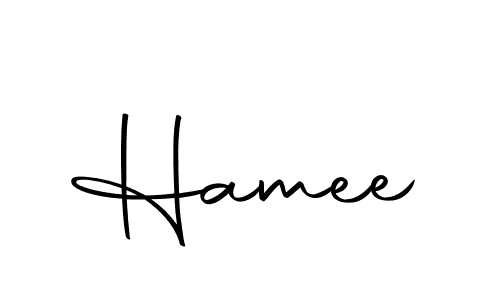 You can use this online signature creator to create a handwritten signature for the name Hamee. This is the best online autograph maker. Hamee signature style 10 images and pictures png