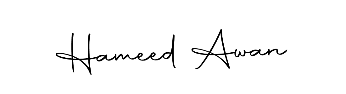 Use a signature maker to create a handwritten signature online. With this signature software, you can design (Autography-DOLnW) your own signature for name Hameed Awan. Hameed Awan signature style 10 images and pictures png