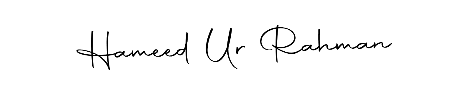 Make a short Hameed Ur Rahman signature style. Manage your documents anywhere anytime using Autography-DOLnW. Create and add eSignatures, submit forms, share and send files easily. Hameed Ur Rahman signature style 10 images and pictures png