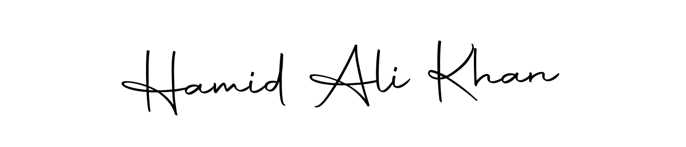 Use a signature maker to create a handwritten signature online. With this signature software, you can design (Autography-DOLnW) your own signature for name Hamid Ali Khan. Hamid Ali Khan signature style 10 images and pictures png