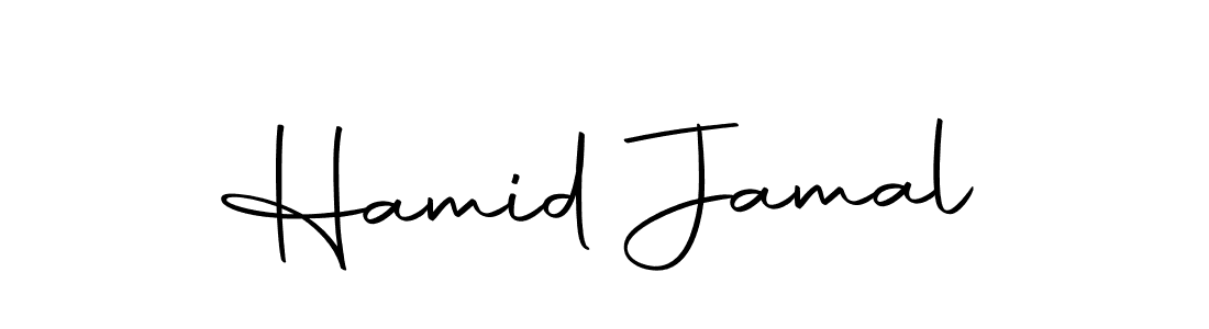 Design your own signature with our free online signature maker. With this signature software, you can create a handwritten (Autography-DOLnW) signature for name Hamid Jamal. Hamid Jamal signature style 10 images and pictures png