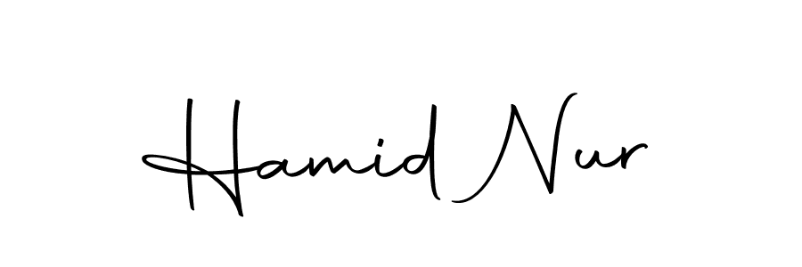 Also we have Hamid Nur name is the best signature style. Create professional handwritten signature collection using Autography-DOLnW autograph style. Hamid Nur signature style 10 images and pictures png