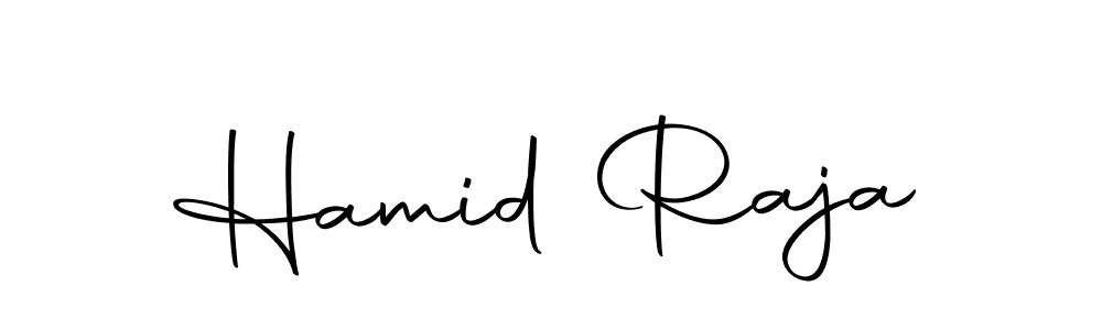 The best way (Autography-DOLnW) to make a short signature is to pick only two or three words in your name. The name Hamid Raja include a total of six letters. For converting this name. Hamid Raja signature style 10 images and pictures png
