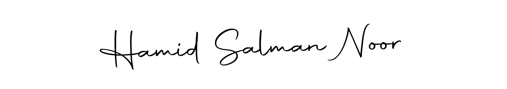 It looks lik you need a new signature style for name Hamid Salman Noor. Design unique handwritten (Autography-DOLnW) signature with our free signature maker in just a few clicks. Hamid Salman Noor signature style 10 images and pictures png