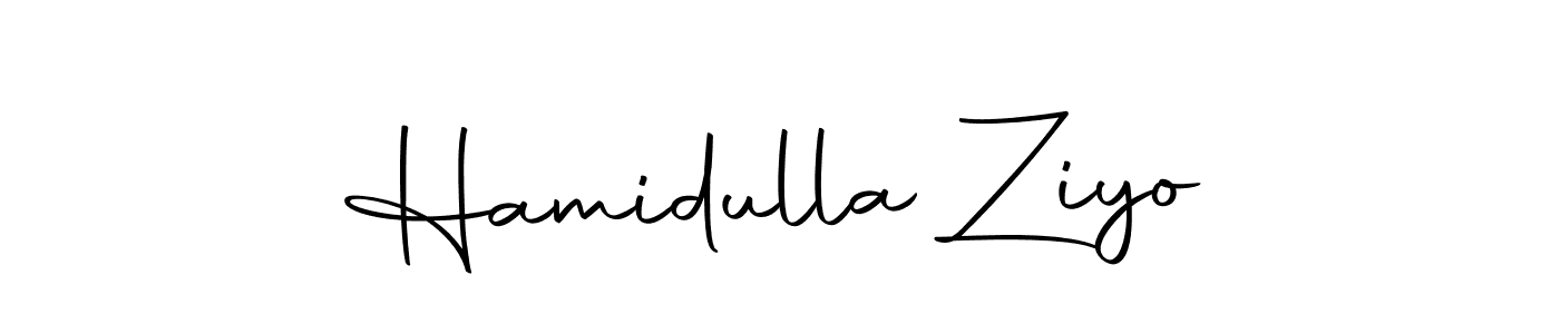 Also we have Hamidulla Ziyo name is the best signature style. Create professional handwritten signature collection using Autography-DOLnW autograph style. Hamidulla Ziyo signature style 10 images and pictures png