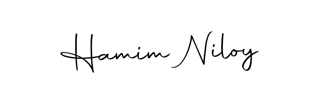 Make a beautiful signature design for name Hamim Niloy. With this signature (Autography-DOLnW) style, you can create a handwritten signature for free. Hamim Niloy signature style 10 images and pictures png