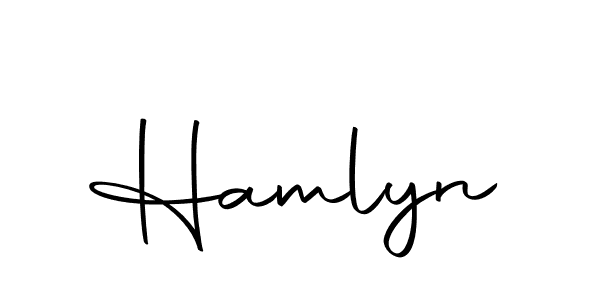 Design your own signature with our free online signature maker. With this signature software, you can create a handwritten (Autography-DOLnW) signature for name Hamlyn. Hamlyn signature style 10 images and pictures png