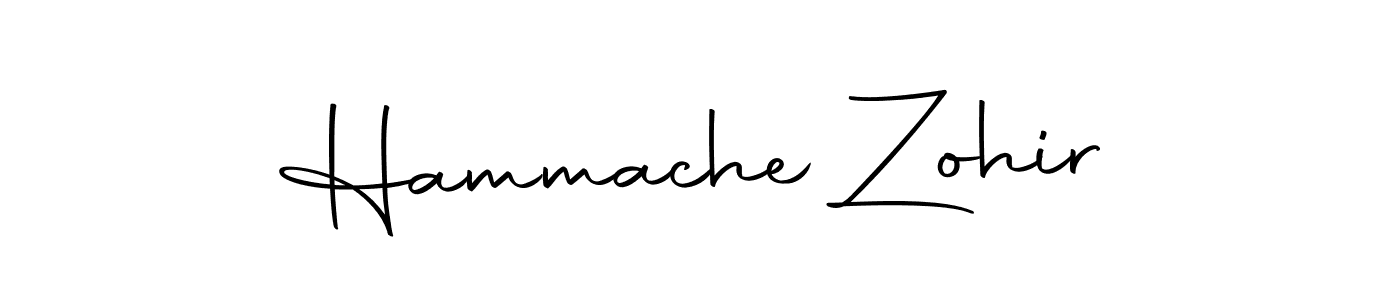 The best way (Autography-DOLnW) to make a short signature is to pick only two or three words in your name. The name Hammache Zohir include a total of six letters. For converting this name. Hammache Zohir signature style 10 images and pictures png