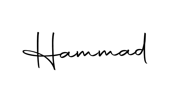 Create a beautiful signature design for name Hammad. With this signature (Autography-DOLnW) fonts, you can make a handwritten signature for free. Hammad signature style 10 images and pictures png