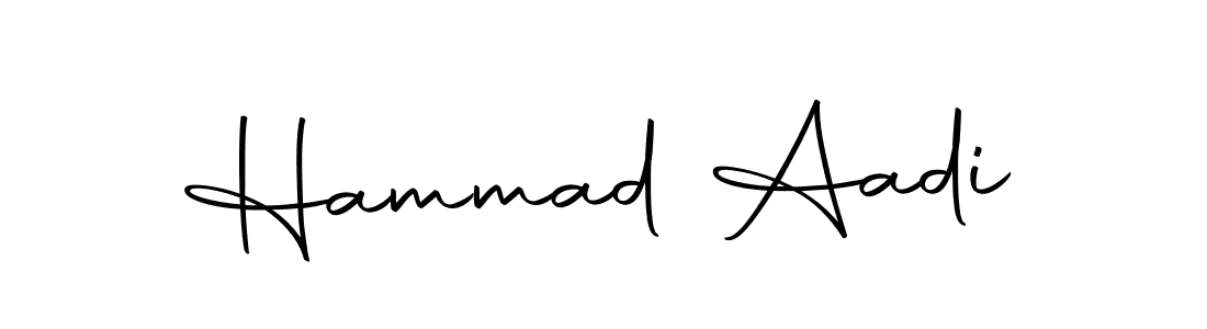 Use a signature maker to create a handwritten signature online. With this signature software, you can design (Autography-DOLnW) your own signature for name Hammad Aadi. Hammad Aadi signature style 10 images and pictures png