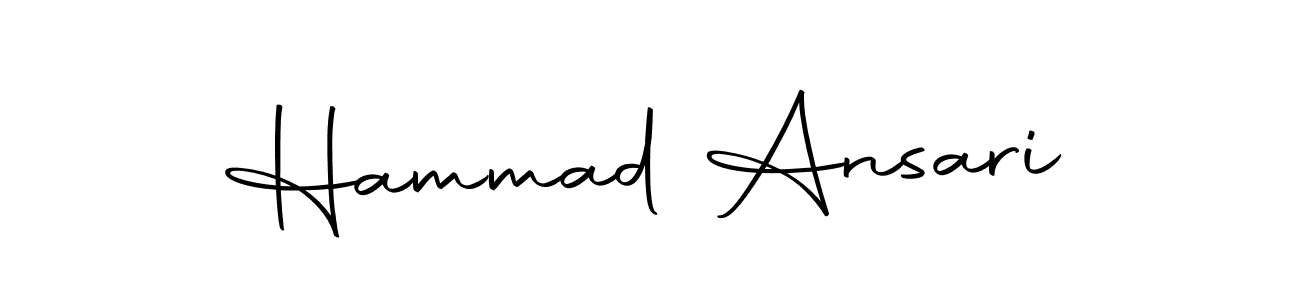 Make a beautiful signature design for name Hammad Ansari. With this signature (Autography-DOLnW) style, you can create a handwritten signature for free. Hammad Ansari signature style 10 images and pictures png