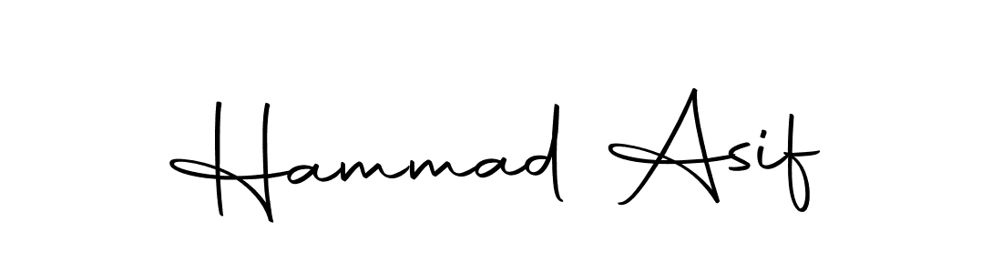 Make a beautiful signature design for name Hammad Asif. With this signature (Autography-DOLnW) style, you can create a handwritten signature for free. Hammad Asif signature style 10 images and pictures png