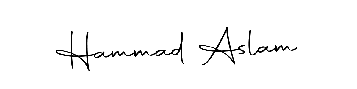 You should practise on your own different ways (Autography-DOLnW) to write your name (Hammad Aslam) in signature. don't let someone else do it for you. Hammad Aslam signature style 10 images and pictures png