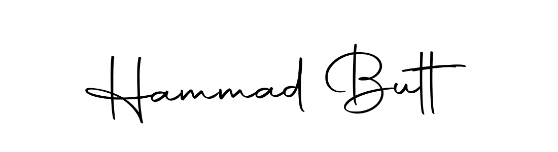 Create a beautiful signature design for name Hammad Butt. With this signature (Autography-DOLnW) fonts, you can make a handwritten signature for free. Hammad Butt signature style 10 images and pictures png