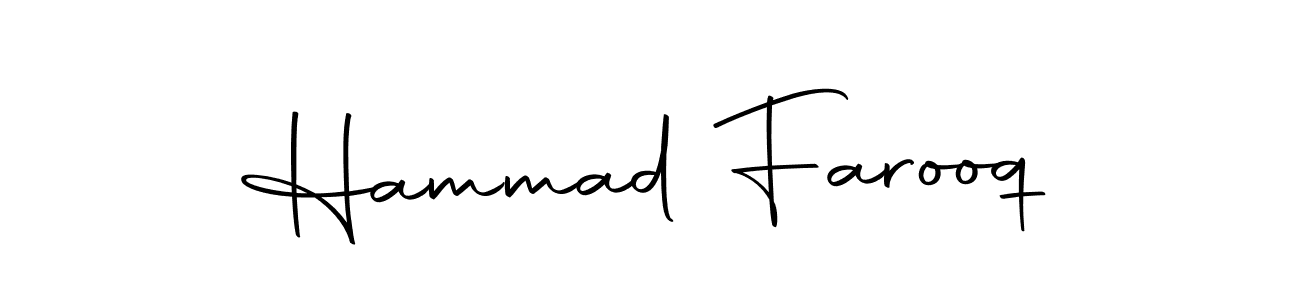 Use a signature maker to create a handwritten signature online. With this signature software, you can design (Autography-DOLnW) your own signature for name Hammad Farooq. Hammad Farooq signature style 10 images and pictures png