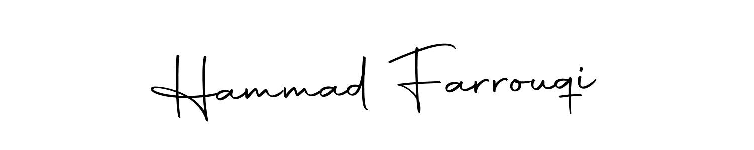 Similarly Autography-DOLnW is the best handwritten signature design. Signature creator online .You can use it as an online autograph creator for name Hammad Farrouqi. Hammad Farrouqi signature style 10 images and pictures png