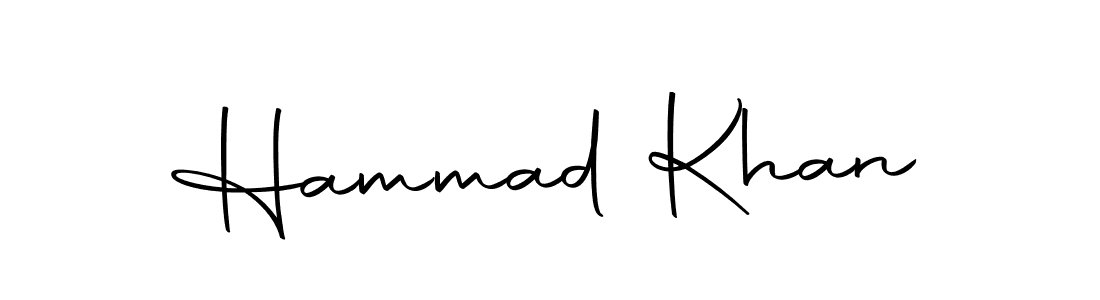 Make a beautiful signature design for name Hammad Khan. With this signature (Autography-DOLnW) style, you can create a handwritten signature for free. Hammad Khan signature style 10 images and pictures png