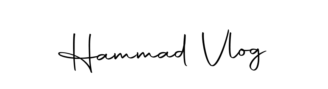 It looks lik you need a new signature style for name Hammad Vlog. Design unique handwritten (Autography-DOLnW) signature with our free signature maker in just a few clicks. Hammad Vlog signature style 10 images and pictures png