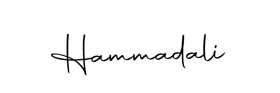 Use a signature maker to create a handwritten signature online. With this signature software, you can design (Autography-DOLnW) your own signature for name Hammadali. Hammadali signature style 10 images and pictures png