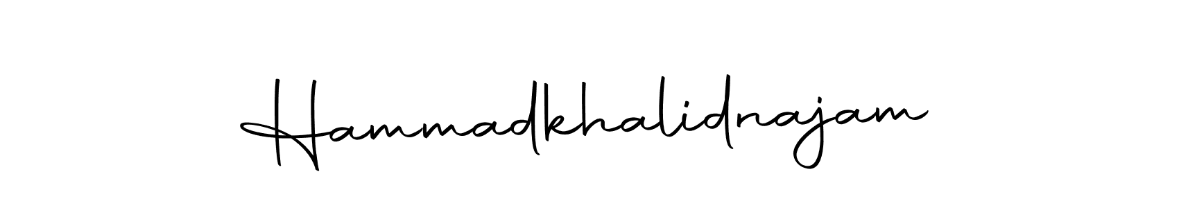 if you are searching for the best signature style for your name Hammadkhalidnajam. so please give up your signature search. here we have designed multiple signature styles  using Autography-DOLnW. Hammadkhalidnajam signature style 10 images and pictures png