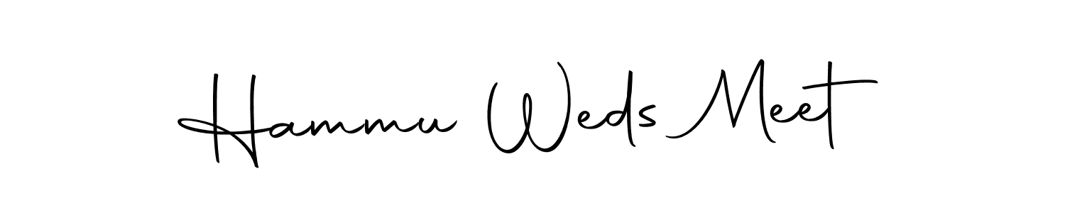 Hammu Weds Meet stylish signature style. Best Handwritten Sign (Autography-DOLnW) for my name. Handwritten Signature Collection Ideas for my name Hammu Weds Meet. Hammu Weds Meet signature style 10 images and pictures png