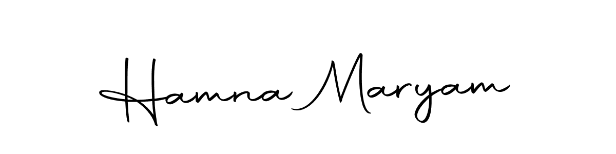 Hamna Maryam stylish signature style. Best Handwritten Sign (Autography-DOLnW) for my name. Handwritten Signature Collection Ideas for my name Hamna Maryam. Hamna Maryam signature style 10 images and pictures png