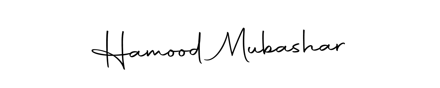 Hamood Mubashar stylish signature style. Best Handwritten Sign (Autography-DOLnW) for my name. Handwritten Signature Collection Ideas for my name Hamood Mubashar. Hamood Mubashar signature style 10 images and pictures png