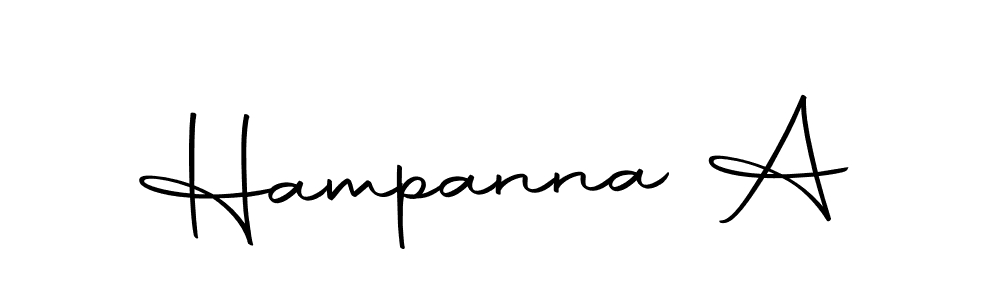 Hampanna A stylish signature style. Best Handwritten Sign (Autography-DOLnW) for my name. Handwritten Signature Collection Ideas for my name Hampanna A. Hampanna A signature style 10 images and pictures png