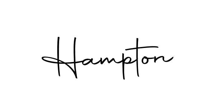 Make a beautiful signature design for name Hampton. With this signature (Autography-DOLnW) style, you can create a handwritten signature for free. Hampton signature style 10 images and pictures png