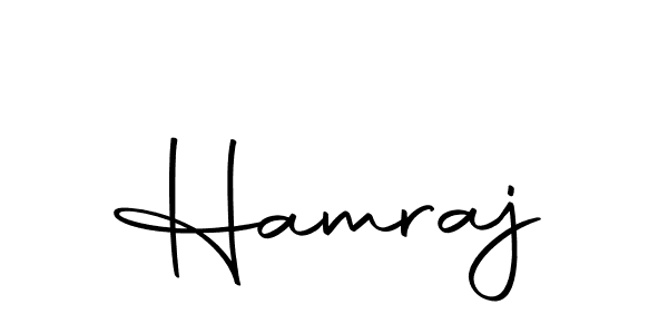 Create a beautiful signature design for name Hamraj. With this signature (Autography-DOLnW) fonts, you can make a handwritten signature for free. Hamraj signature style 10 images and pictures png