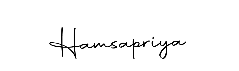 Create a beautiful signature design for name Hamsapriya. With this signature (Autography-DOLnW) fonts, you can make a handwritten signature for free. Hamsapriya signature style 10 images and pictures png