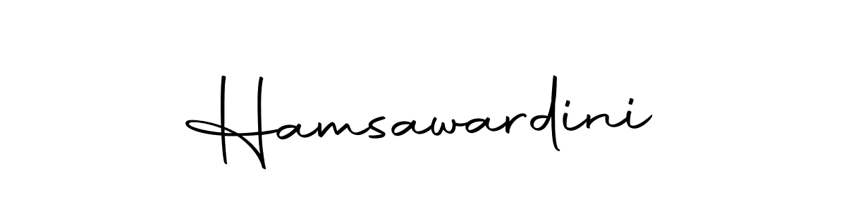 Use a signature maker to create a handwritten signature online. With this signature software, you can design (Autography-DOLnW) your own signature for name Hamsawardini. Hamsawardini signature style 10 images and pictures png