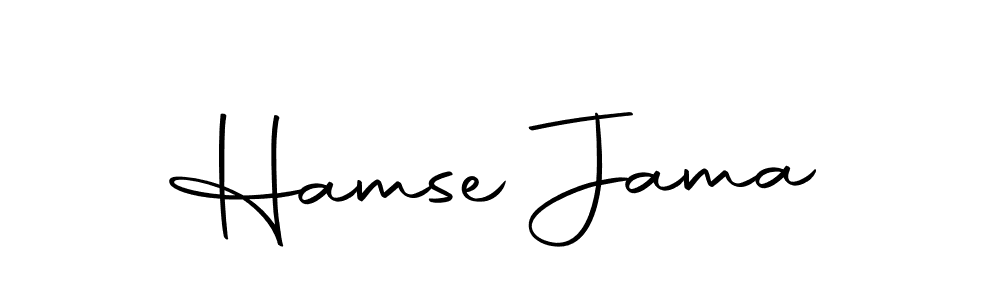 Create a beautiful signature design for name Hamse Jama. With this signature (Autography-DOLnW) fonts, you can make a handwritten signature for free. Hamse Jama signature style 10 images and pictures png